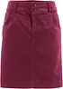 Cord-skjørt med stretch, bonprix