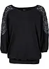 Oversized topp i viskosemiks, bonprix