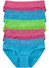 Truse med blonder (5-pack), bonprix
