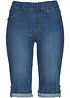 Jeans-bermuda med elastisk linning, bonprix