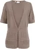 Cardigan med hullmønster, bonprix