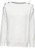 Oversized genser med knapper, bonprix