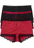 Dame-boxer i mikrofiber til dame ( 3-pack) , bonprix