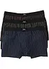 Boksershorts med bomull i ettersittende modell (3-pack), bonprix