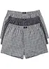 Vid boksershorts i bomullsjersey (3-pack), bonprix