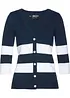 Cardigan med striper, bonprix