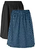 Jerseyskjørt (2-pack), bonprix