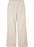 Legglang culotte i lin, bonprix
