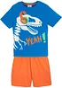 Kort pyjamas i 100% bomull (2-delt sett), bonprix