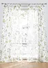 Gardin med blomsterprint, med resirkulert polyester (1-pack), bonprix