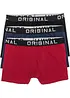 Boksershorts med bomull i ettersittende modell (3-pack), bonprix