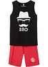 Singlet og shorts i økologisk bomull (2-delt sett), bonprix