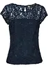 Bluse i blondemateriale, bonprix