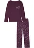 Pyjamas i 100% bomull, bonprix