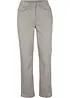 Bukse med stretch og rette ben, Mid Waist, bonprix
