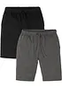 Bermudashorts i lett trikotmateriale (2-pack), bonprix