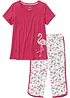 Capri-pyjamas i 100% bomull, bonprix