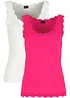 Topp med blonde (2-pack), bonprix