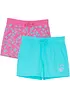 Shorts i økologisk bomull (2-pack), bonprix