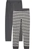 Lang stillongs med myk bomull (2-pack), bonprix