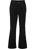 Stretch-cordbukse med sleng og High Waist-komfortlinning, bonprix