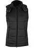 Vattert vest med avtakbar hette, bonprix