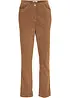 Kordfløyelsbukse med stretch, Straight, bonprix