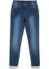 Thermojeans med flanellfôr, til jente, bonprix