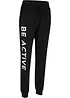 Joggebukse av bomull, med print, Loose fit, bonprix