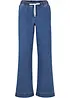Wide Leg-jeans Mid Waist, Stretch, bonprix