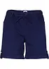 Bermudashorts i bomull med strikklinning, bonprix