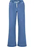 Wide Leg-jeans Mid Waist, Stretch, bonprix