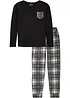 Pyjamas i 100% bomull, bonprix
