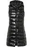 Vattert vest i glansfull look, bonprix