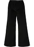Kordfløyelsbukse med komfortlinning, High Waist, bonprix