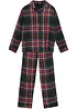 Pyjamas i myk flanell (2-delt sett), bonprix