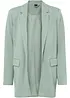 Lang jerseyblazer med lommer, bonprix