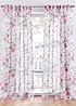 Gardin med blomstermønster, med resirkulert poyester (1-pack), bonprix