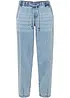 Barrel-jeans, Mid Waist, komfortlinning, bonprix