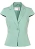 Kortermet blazer i bomullssateng, bonprix