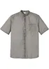 Kortermet skjorte i vasket look, bonprix