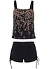 Tankini med badeshorts (2-delt sett), bonprix