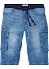 Lang bermudashorts i denim, Relaxed Fit, bonprix