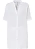 Oversized, lang bluse i bomullsmusselin, bonprix