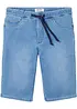 Bermudashorts i sweat-denim look med komfortsnitt, Regular Fit, bonprix