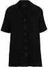 Skjortebluse i musselin, bonprix