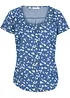 Jeans-bluse av økologisk bomull, bonprix