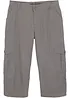 Bukse i 100% bomull og 3/4-lengde, Loose Fit, bonprix