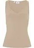 Ribbet topp, bonprix