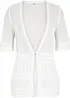 Cardigan med hullmønster, bonprix